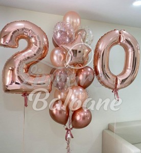 Набор воздушных шаров 20 лет (LB-12019)