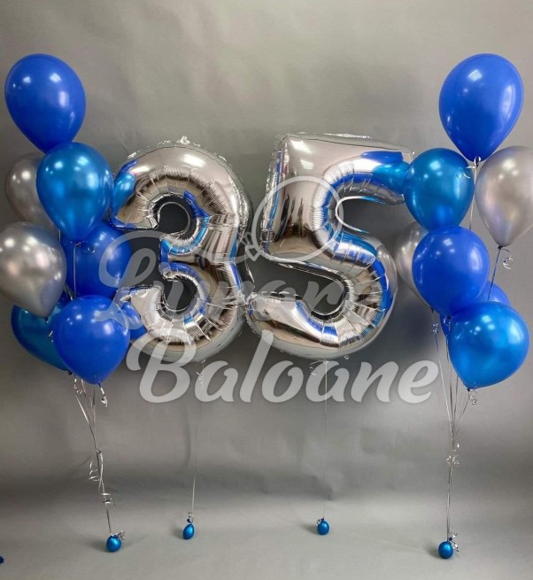 Set Elegant de Baloane_Zi de Naștere 35 Ani (LB-11022)