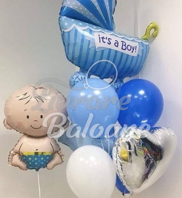 Гелиевые шарики для новорожденных (LB-14014)