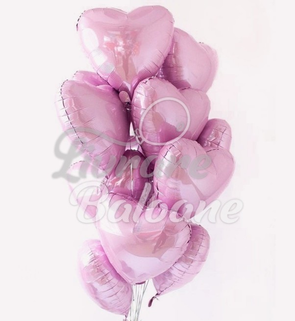 Buchet Baloane Inimi cu Heliu (LB-16002)
