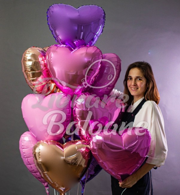11 Baloane cu Heliu Inimi (LB-16013)