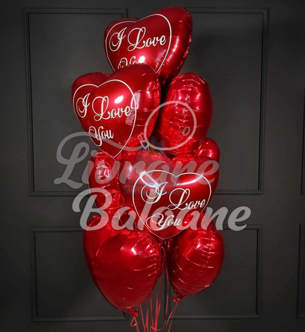 Baloane Inimi Folii cu Heliu (LB-16038)
