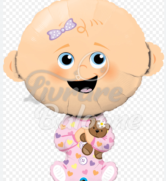 Гелиевый шар_Девочка (LB-14026)