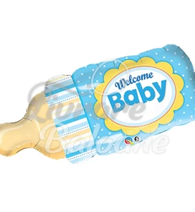 Гелиевый шарик_Голубая детская бутылочка (LB-14028)