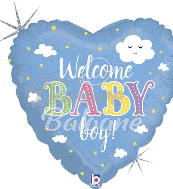 Balon cu Heliu_Welcome Baby BOY (LB-14030)