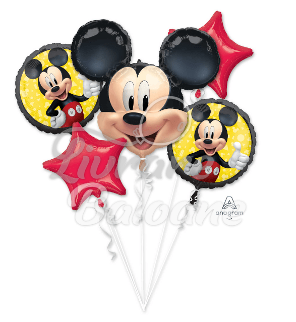 5 Baloane cu Heliu_Mickey Mouse