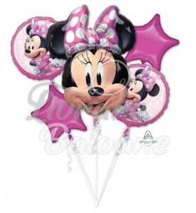5 Baloane cu Heliu_Minnie Mouse