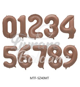 Baloane cu Heliu Cifre "Chocolate"