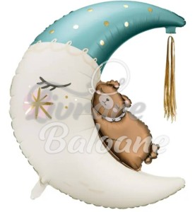 Гелиевый шар_Медведь на Луне (LB-14039)