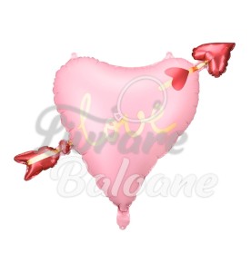 Гелиевый шар_СЕРДЦЕ СО СТРЕЛКОЙ