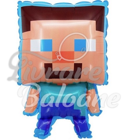 Воздушный шар с гелием_МАЙНКРАФТ 66 см