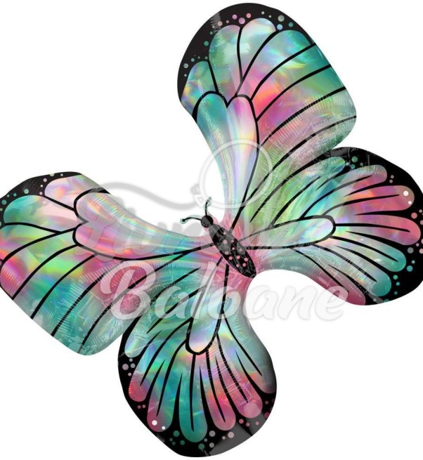 Balon cu Heliu_Fluture holografic