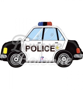 Гелиевый шар_Полицейская машина 86 см