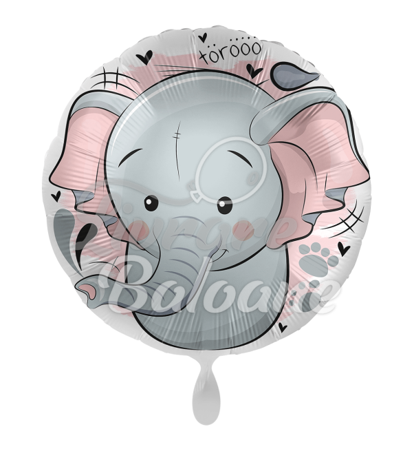 Balon cu Heliu_Elefant Îndrăgostit 43 cm