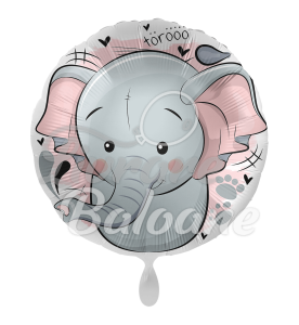 Balon cu Heliu_Elefant Îndrăgostit 43 cm