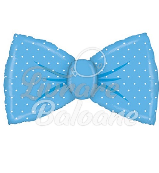 Balon Figurină cu Heliu_Papion Albastru_Băiat (LB-14046)