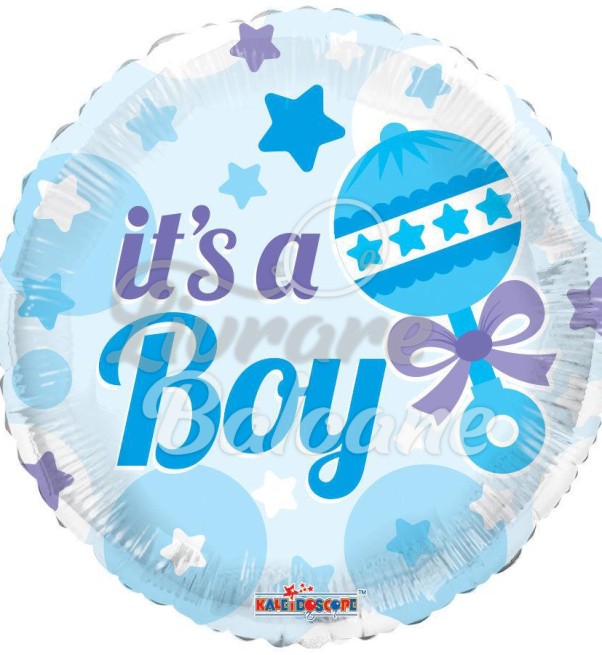 Balon cu Heliu_Cerc_Zângănitoare_Băiețel (LB-14051)