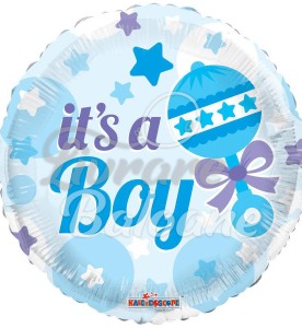 Balon cu Heliu_Cerc_Zângănitoare_Băiețel (LB-14051)