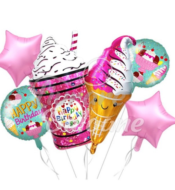 Set Happy Birthday, 6 piese