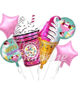 Set Happy Birthday, 6 piese