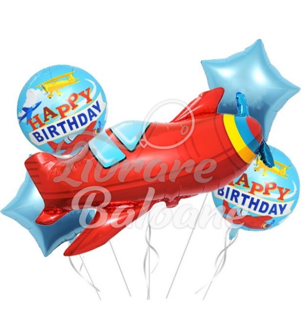 Set AVION AIRPLANE HAPPY BIRTHDAY (LB-19039)