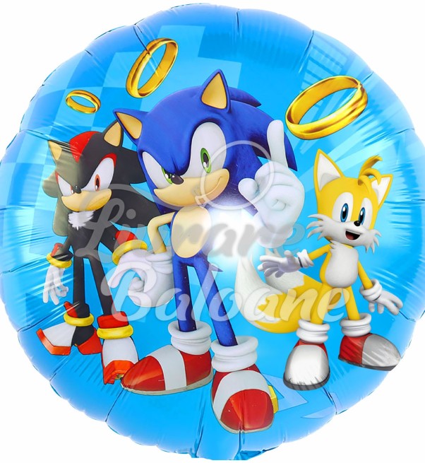 Balon cu Heliu_SONIC_Cerc 43 cm
