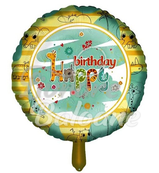 Balon cu Heliu BIRTHDAY HAPPY (LB-19042)