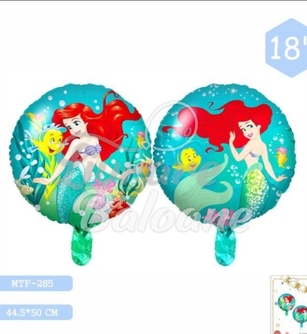 Balon cu Heliu DISNEY PRINCESSES ARIEL