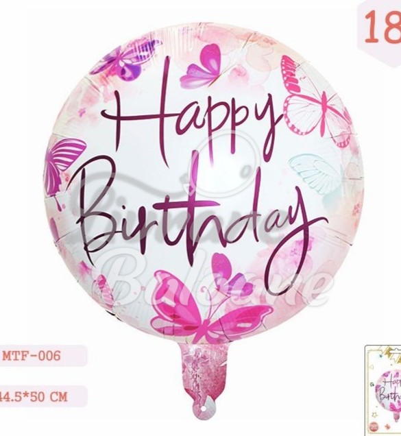 Balon cu Heliu Folie HAPPY BIRTHDAY (LB-15063)