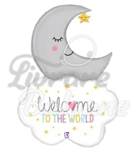 Гелиевый шар_Добро пожаловать в мир (LB-14061)