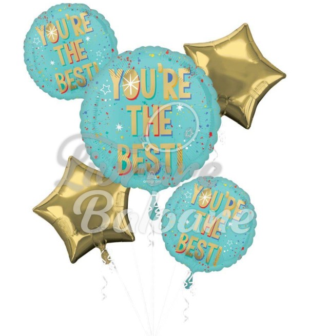 Buchet din 5 Baloane_Ești cel mai Bun