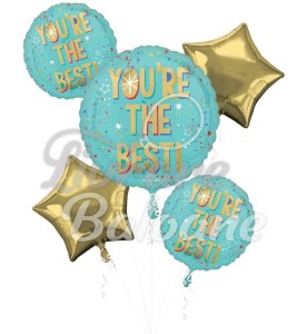 Букет из 5 воздушных шаров_Ты ЛУЧШИЙ