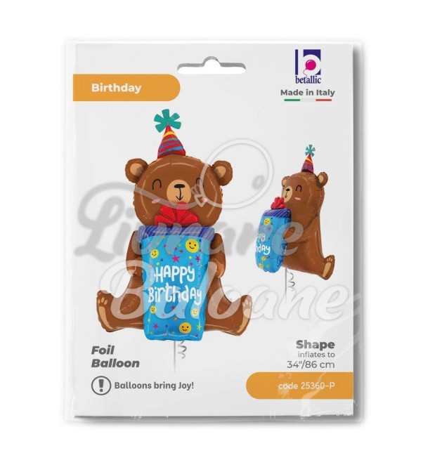 ШАР_ПОДАРОК ​​НА ДЕНЬ РОЖДЕНИЯ МЕДВЕДЬ