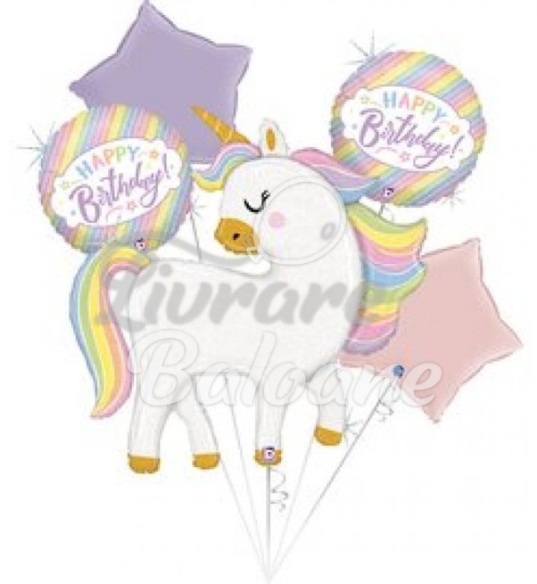 Set Baloane cu Heliu_Unicorni