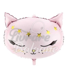 Balon cu Heliu_PISICUȚĂ ROZ