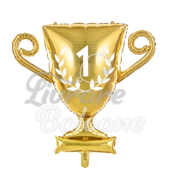 Balon din Folie cu Heliu_CUPĂ AURIE