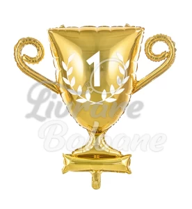 Balon din Folie cu Heliu_CUPĂ AURIE