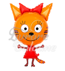 Balon cu Heliu_ТРИ КОТА_КАРАМЕЛЬКА 86 cm