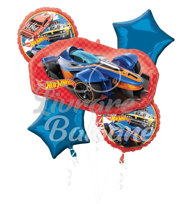 5 Baloane cu Heliu_Maşinǎ cu Roți Fierbinți