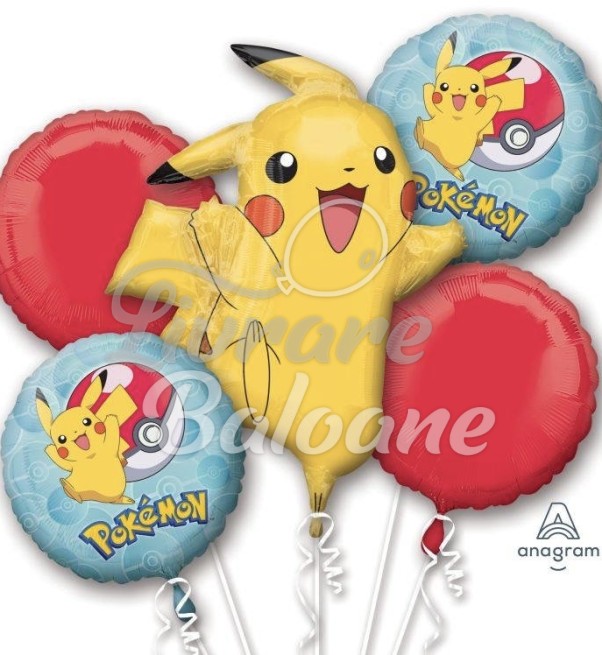5 Baloane cu Heliu_POKEMON_Pikachu