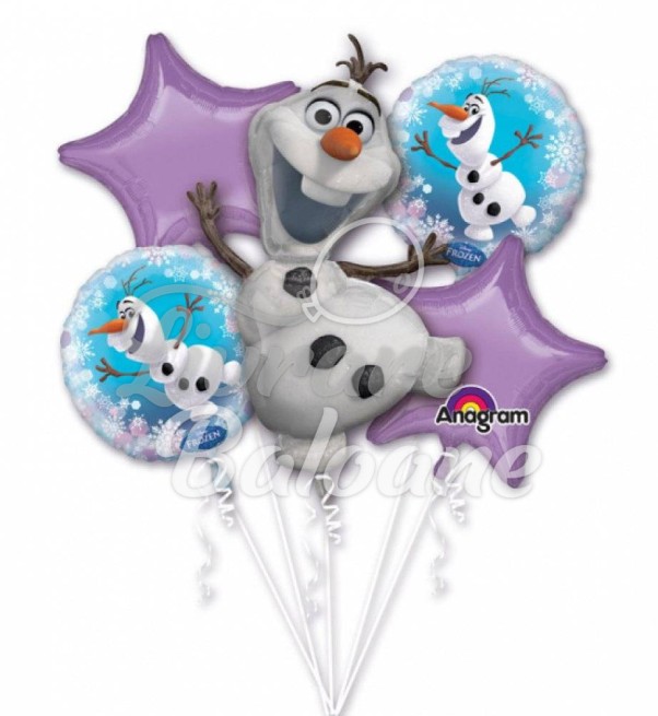 Buchet din 5 Baloane cu Heliu_OLAF