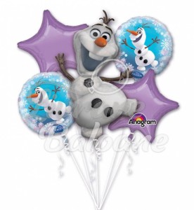 Buchet din 5 Baloane cu Heliu_OLAF