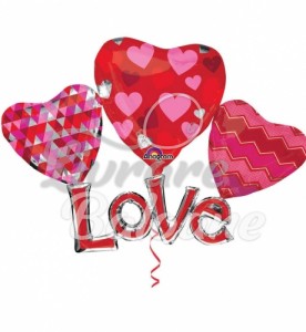Гелиевые шары_Любовь витает в воздухе