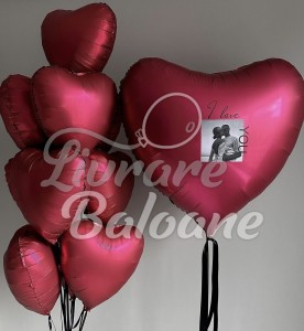 Set Inimi Rosii cu Heliu (LB-16047)
