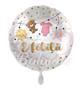 Balon cu Heliu_Nou Născut_E FETIȚǍ (LB-14083)