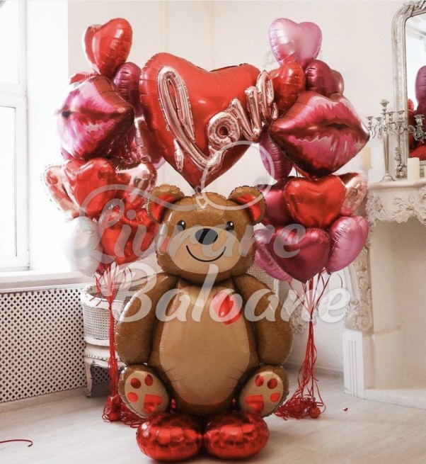 Set Baloane cu Heliu de Valentines Day (LB-16053)