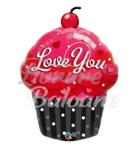 Balon cu Heliu Cupcake_LOVE YOU (LB-16061)