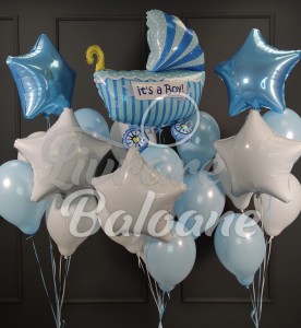 Set_Baloane cu Heliu_Nou Născut Băiețel (LB-14087)