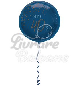 Balon cu Heliu_Happy 40 th (LB-15085)