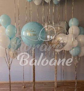 Baloane pentru Externare_Nou Născut Băiețel (LB-14097)